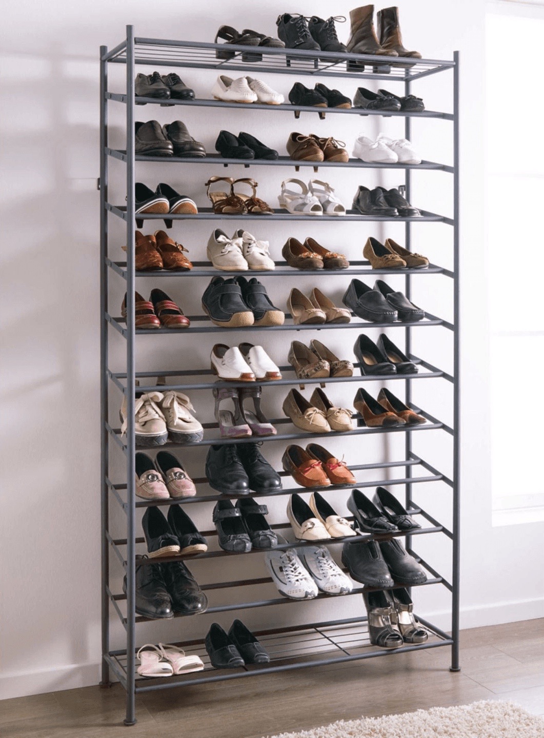 4 Schuh-Aufbewahrungsboxen Transparent – Passt Bis Schuhgröße 15 US